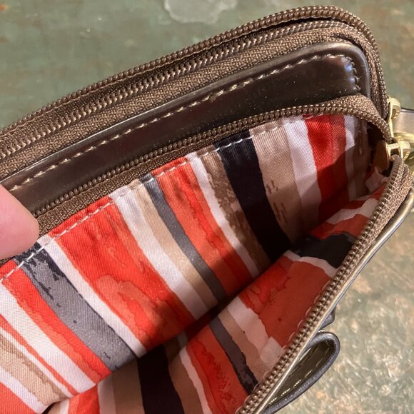 Coach Polka Dot Leather Wristlet - Picture 5 of 6